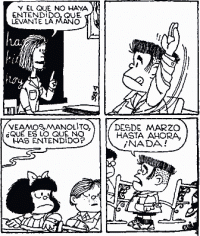 MAFALDA Y MANOLITO