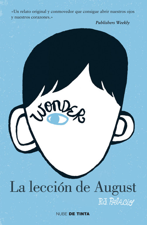 Wonder – La lección de August portada libro "wonder"